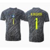 Brasilien Alisson Becker #1 Torwart Auswärtstrikot Copa America 2024 Kurzarm